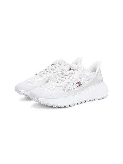 Mesh Jacquard Knit Cleat Trainers