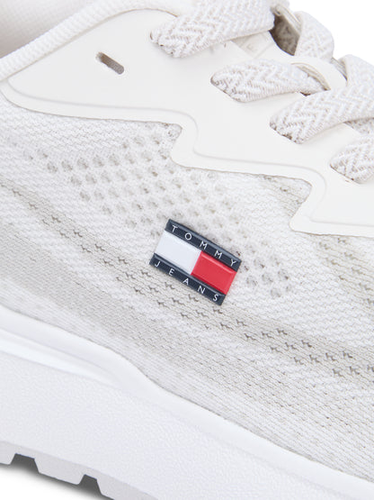 Mesh Jacquard Knit Cleat Trainers