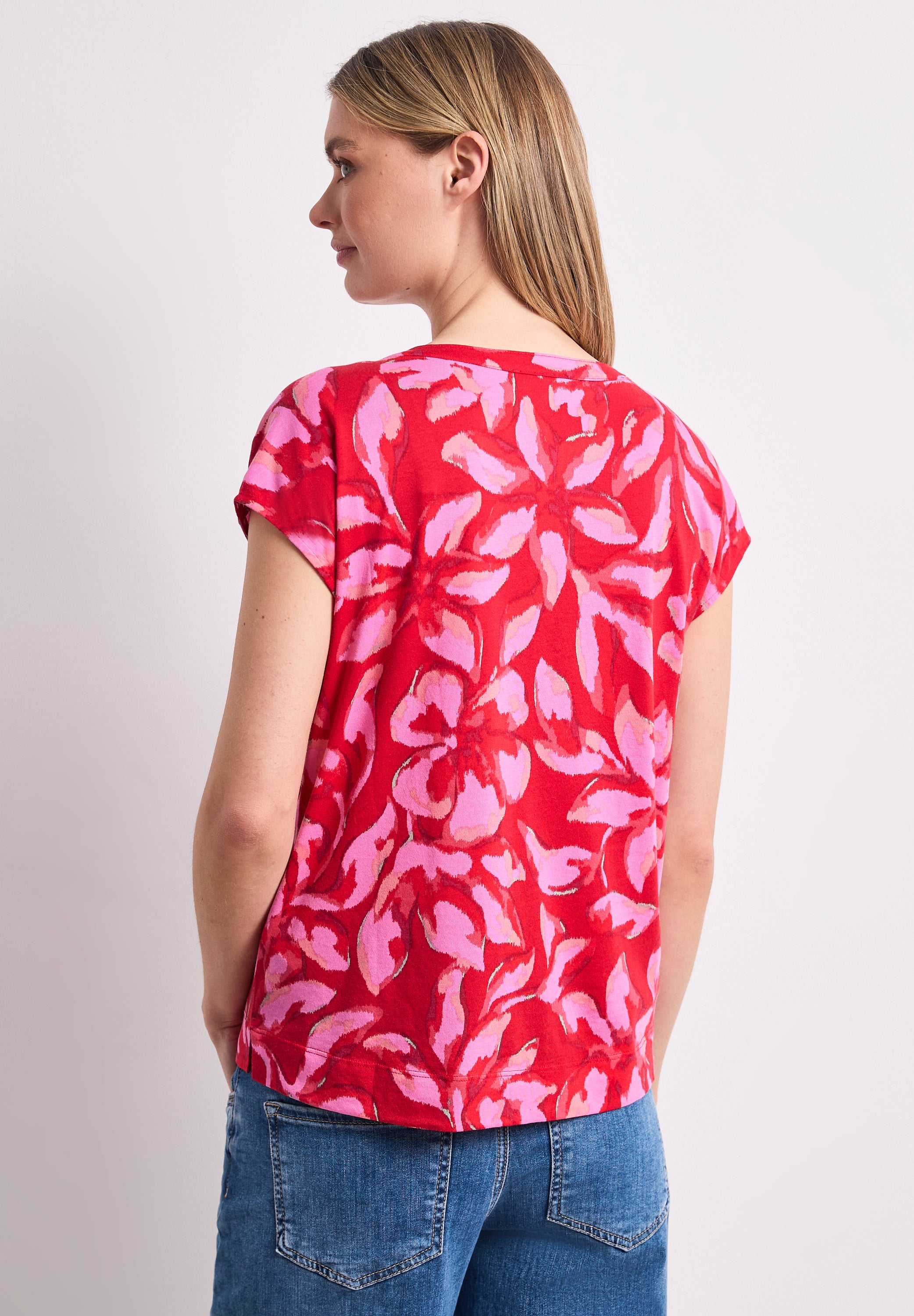 Shirt mit Knopfleiste und Print
