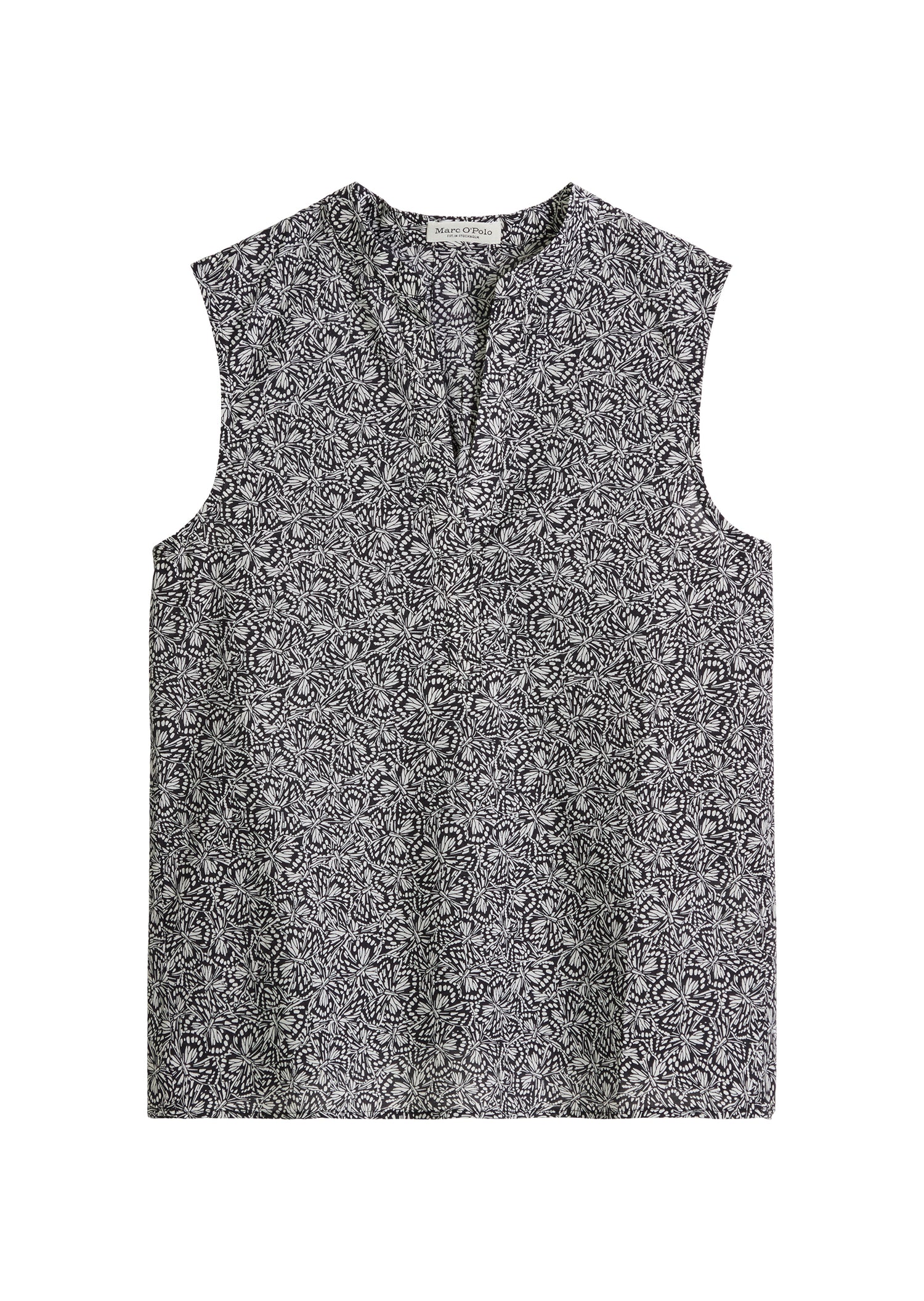 Ärmellose Bluse loose