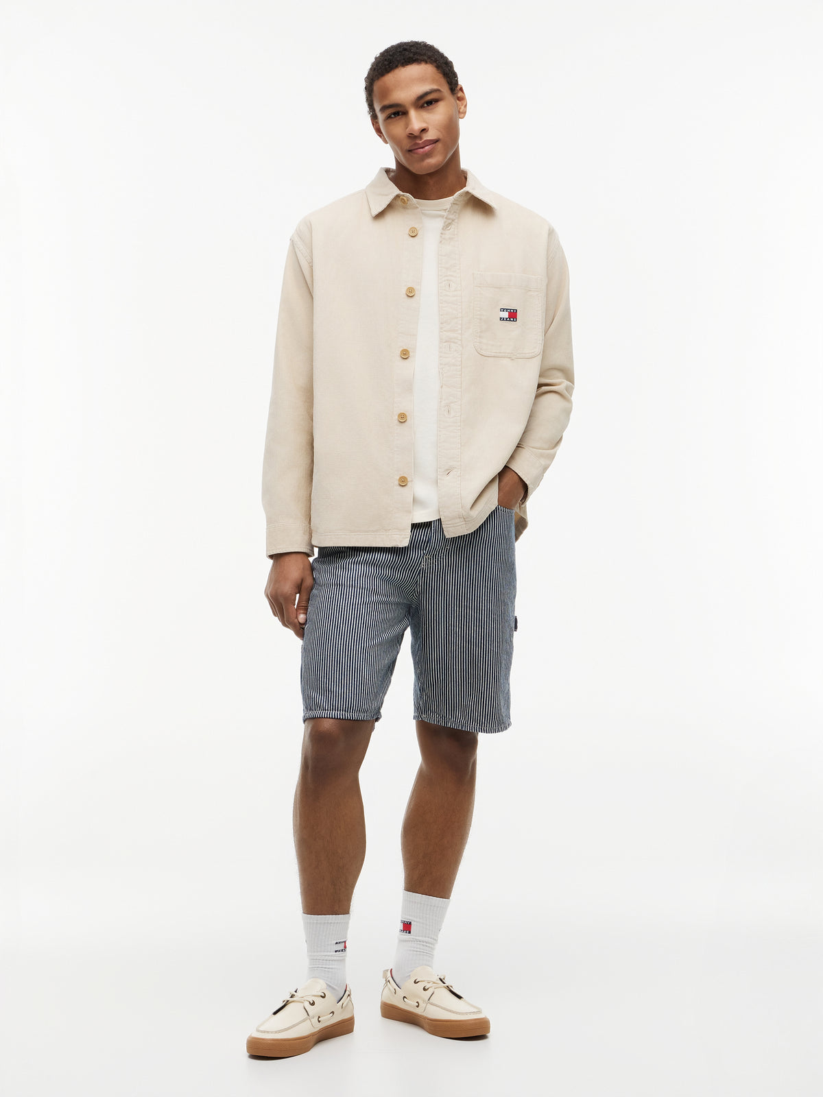 TJM BRICK CORD OVERSHIRT EXT