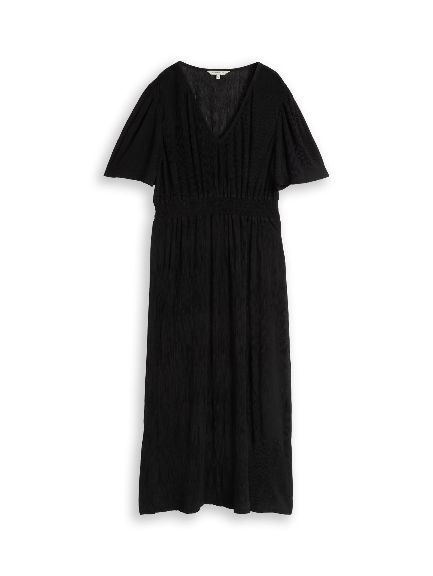 Midi-Kleid in Plissee-Optik