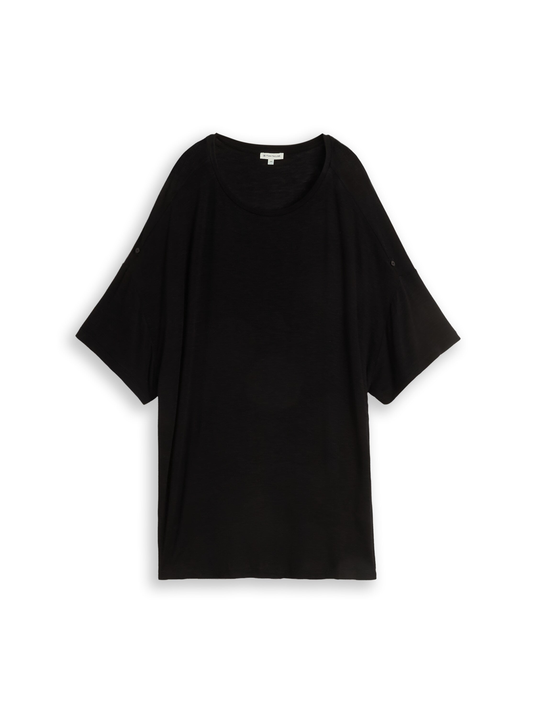 Plus Size - T-Shirt mit Turn-Up-Funktion