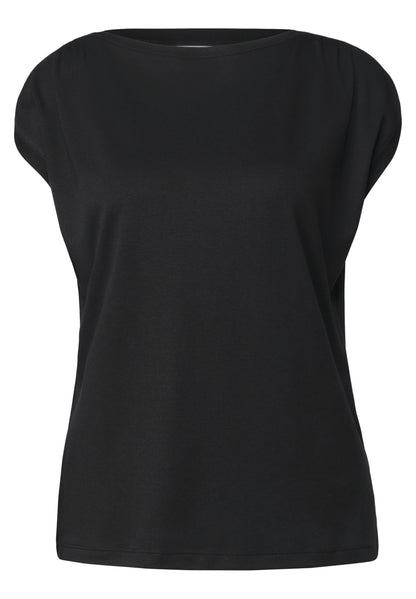 Dropped Shoulder Shirt mit Raffung