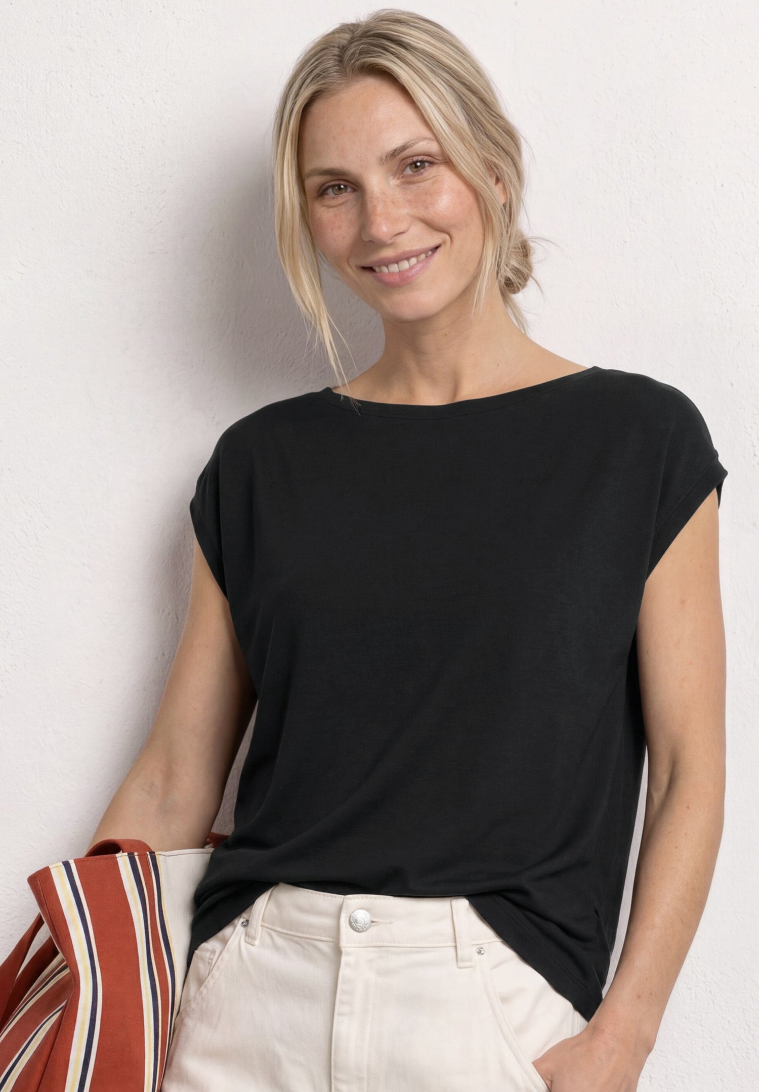 Dropped Shoulder Shirt mit Raffung