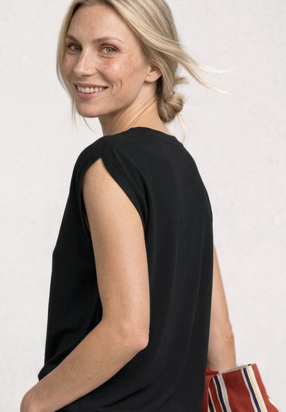 Dropped Shoulder Shirt mit Raffung