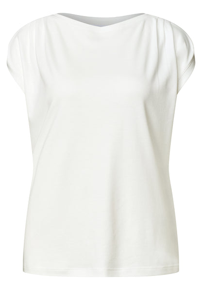 Dropped Shoulder Shirt mit Raffung