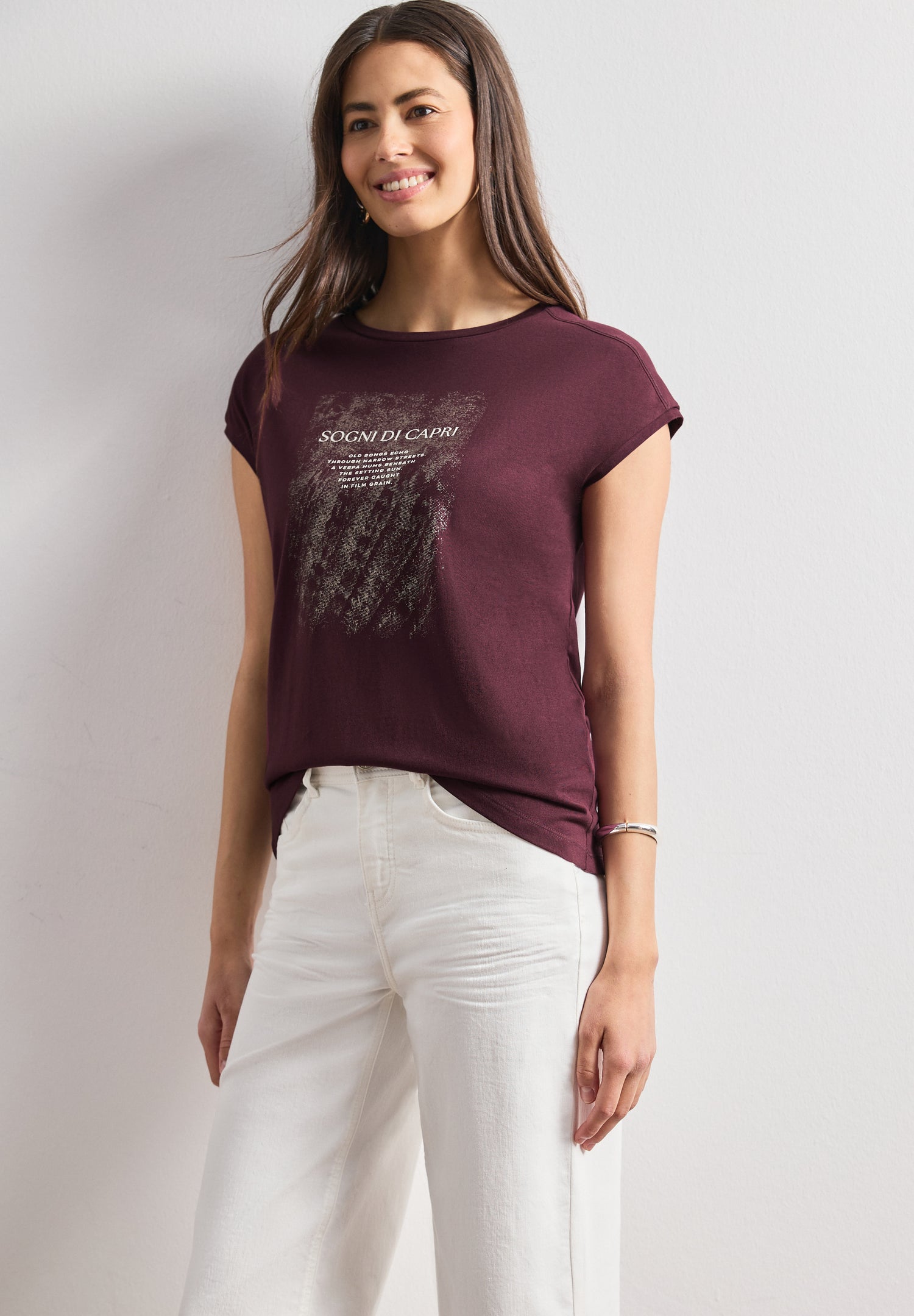 Dropped Shoulder Shirt mit Artwork