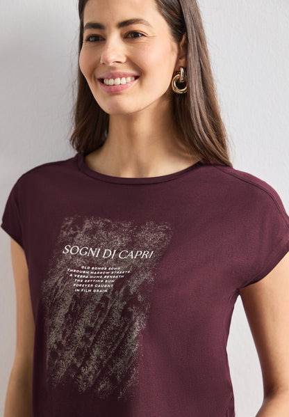 Dropped Shoulder Shirt mit Artwork