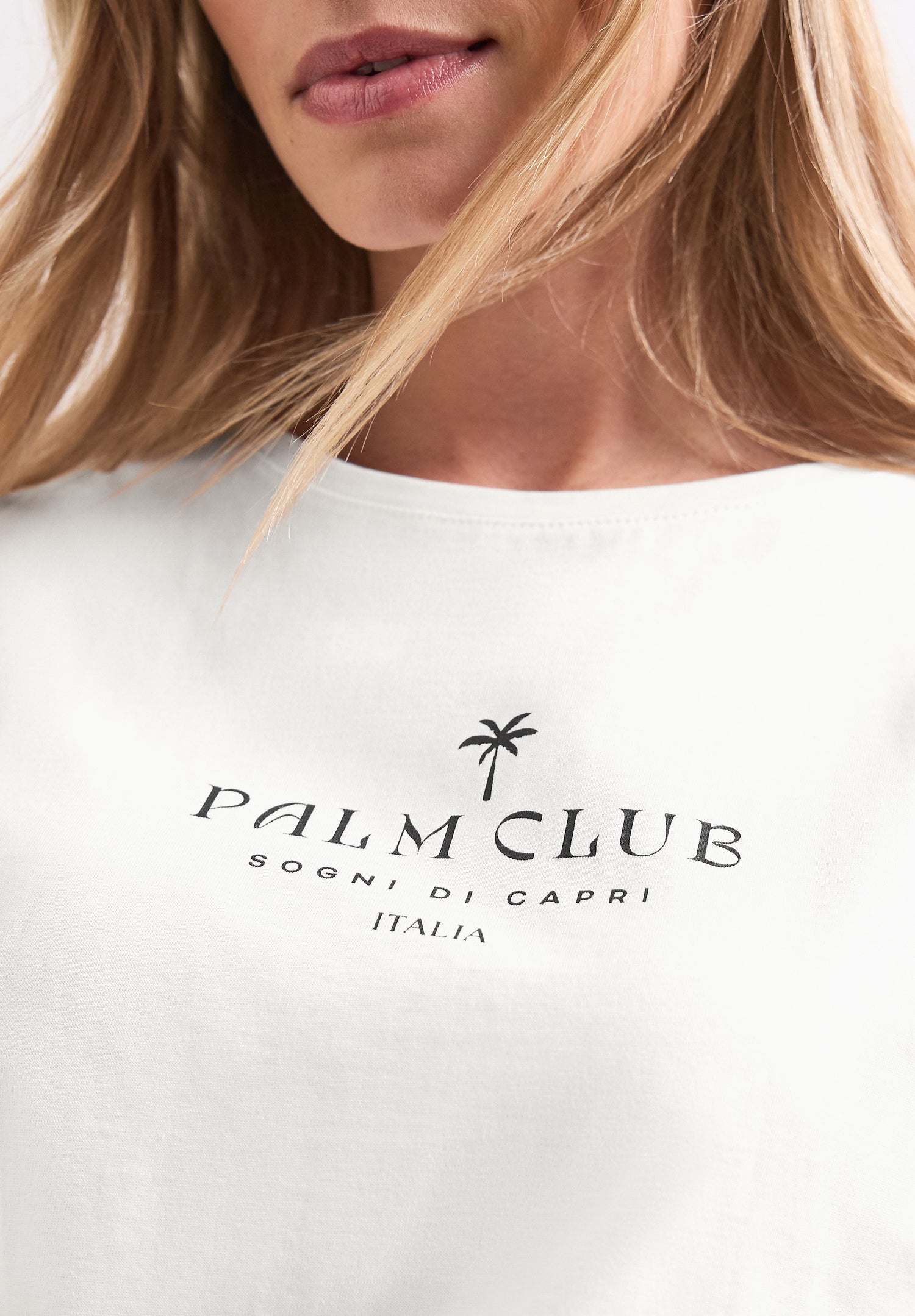 Dropped Shoulder Shirt mit Wording