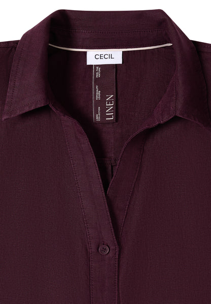 Dropped Shoulder Bluse aus Leinen