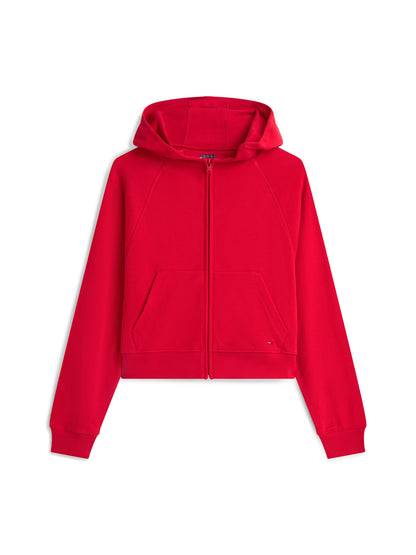 TJW BXY S FLAG ZIP THRU HOODIE