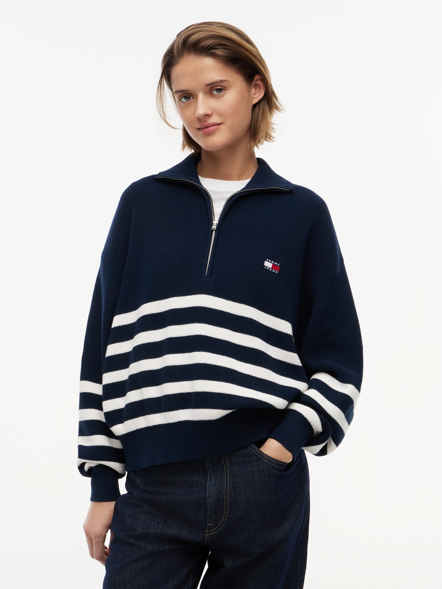 TJW QUARTER ZIP SWEATER
