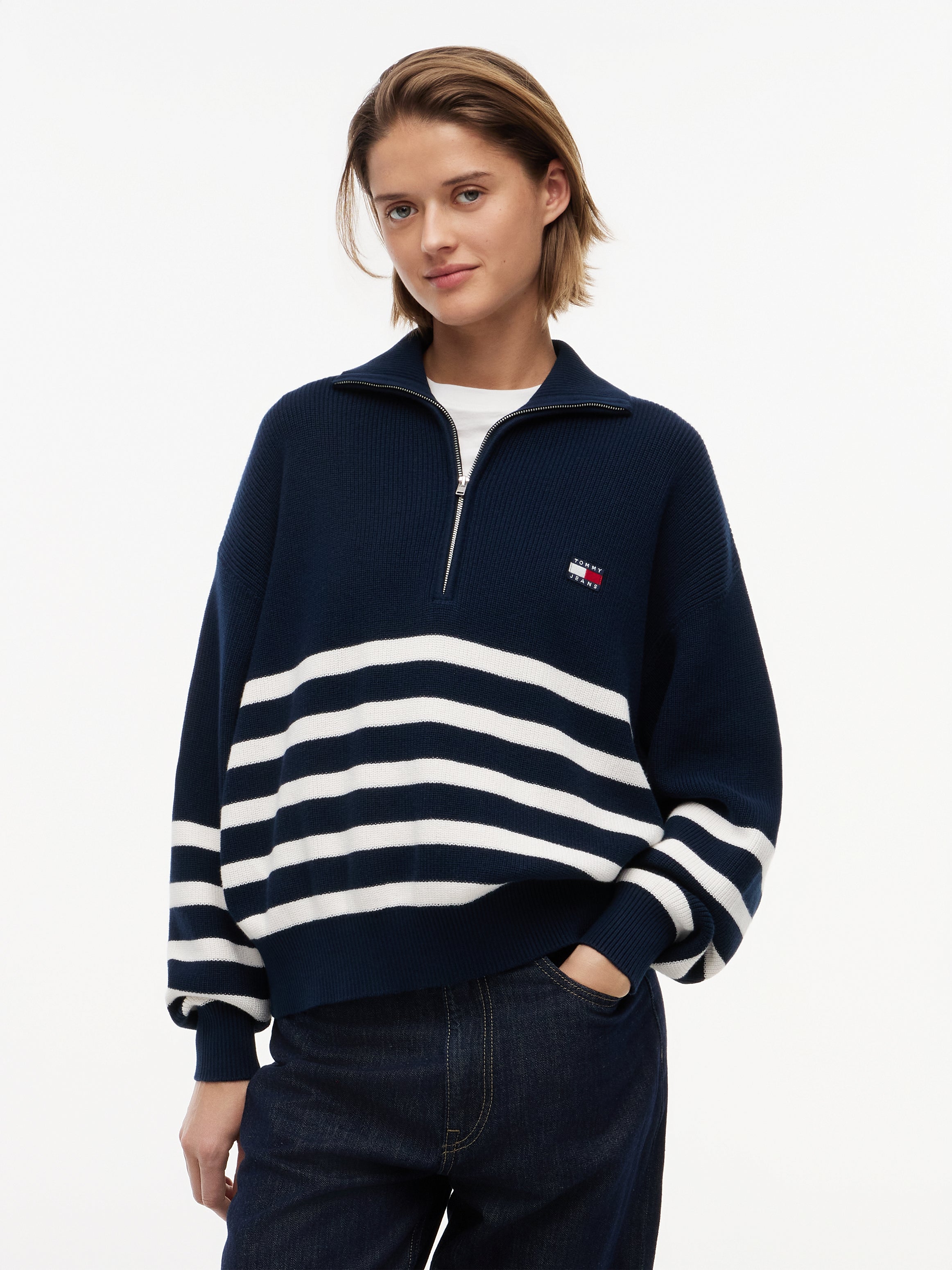 TJW QUARTER ZIP SWEATER