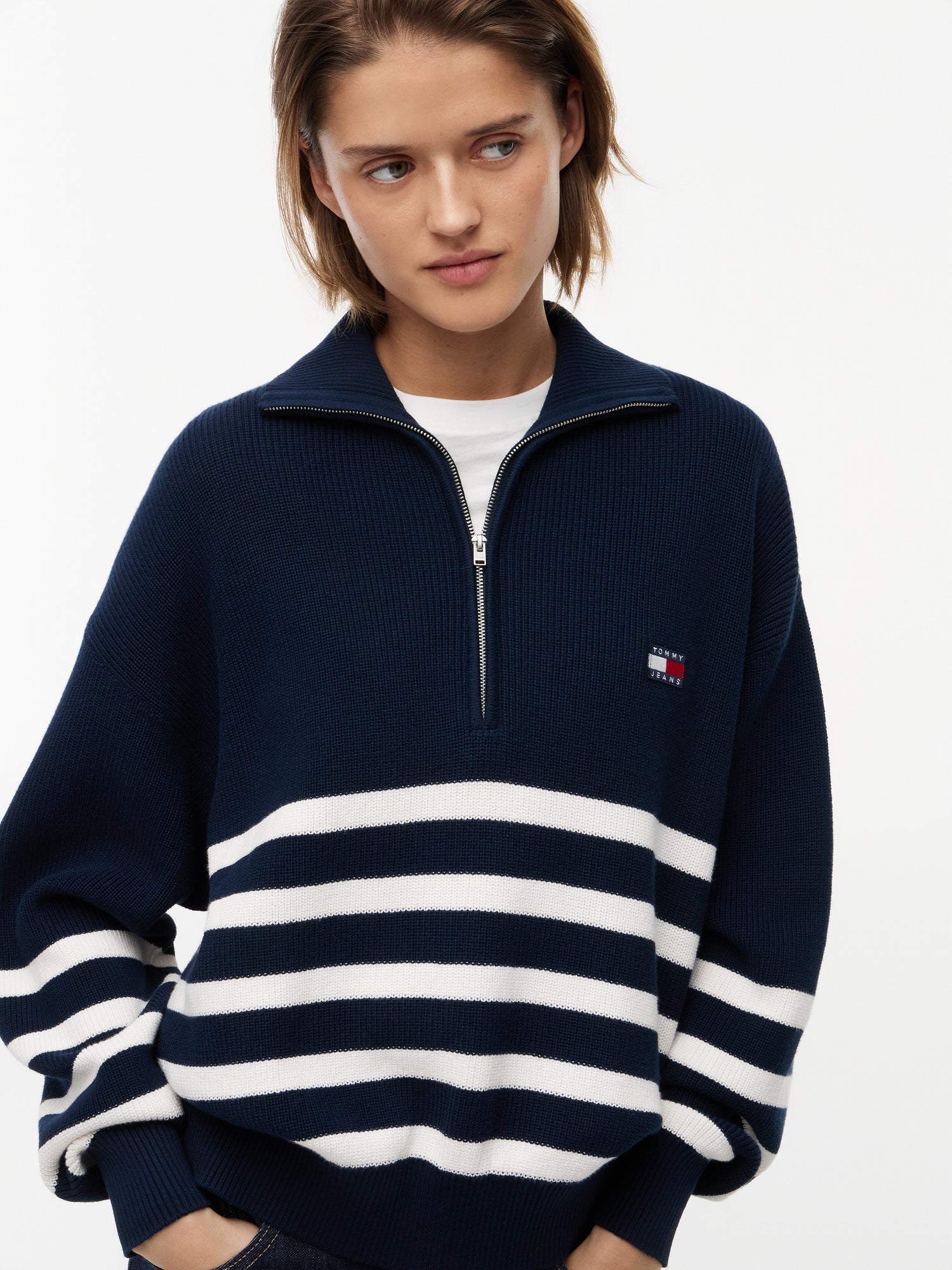 TJW QUARTER ZIP SWEATER