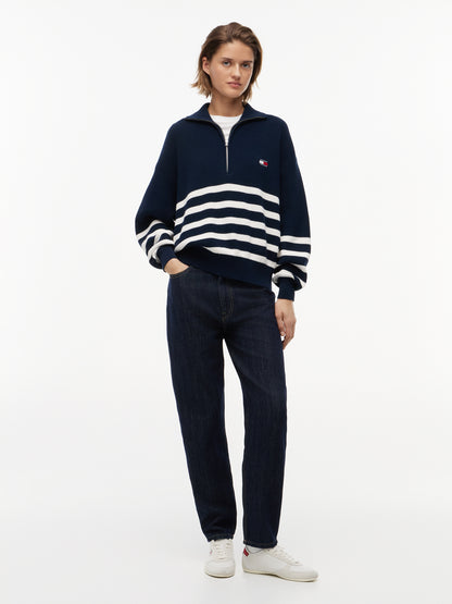 TJW QUARTER ZIP SWEATER