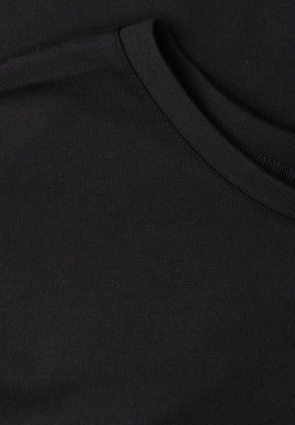 T-Shirt mit Rundhals und Spitze