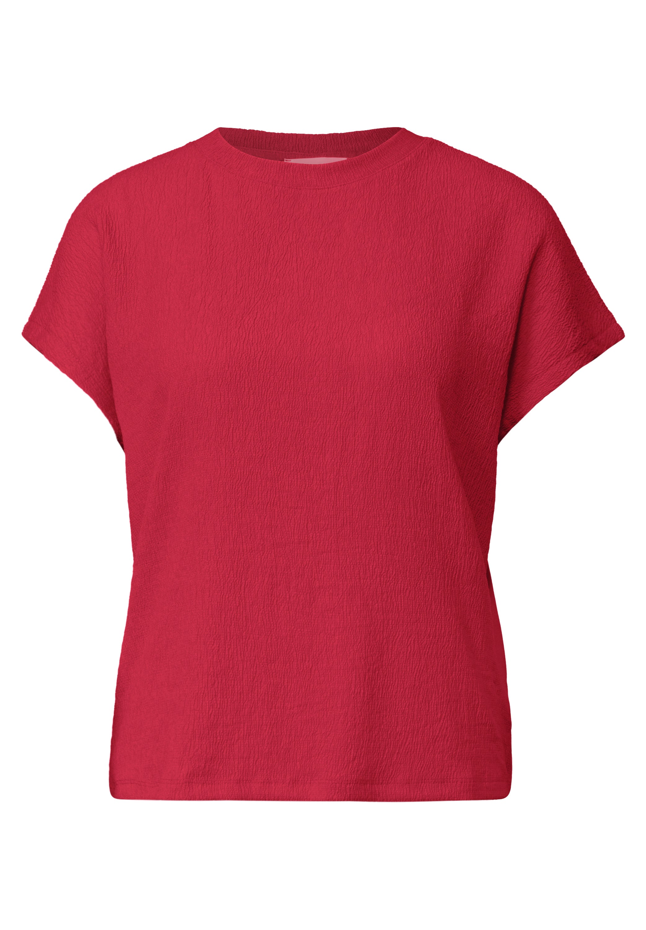 Dropped Shoulder Shirt mit Strukturmix