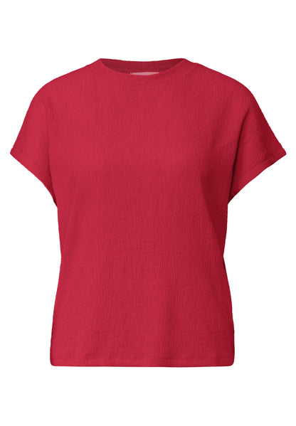 Dropped Shoulder Shirt mit Strukturmix