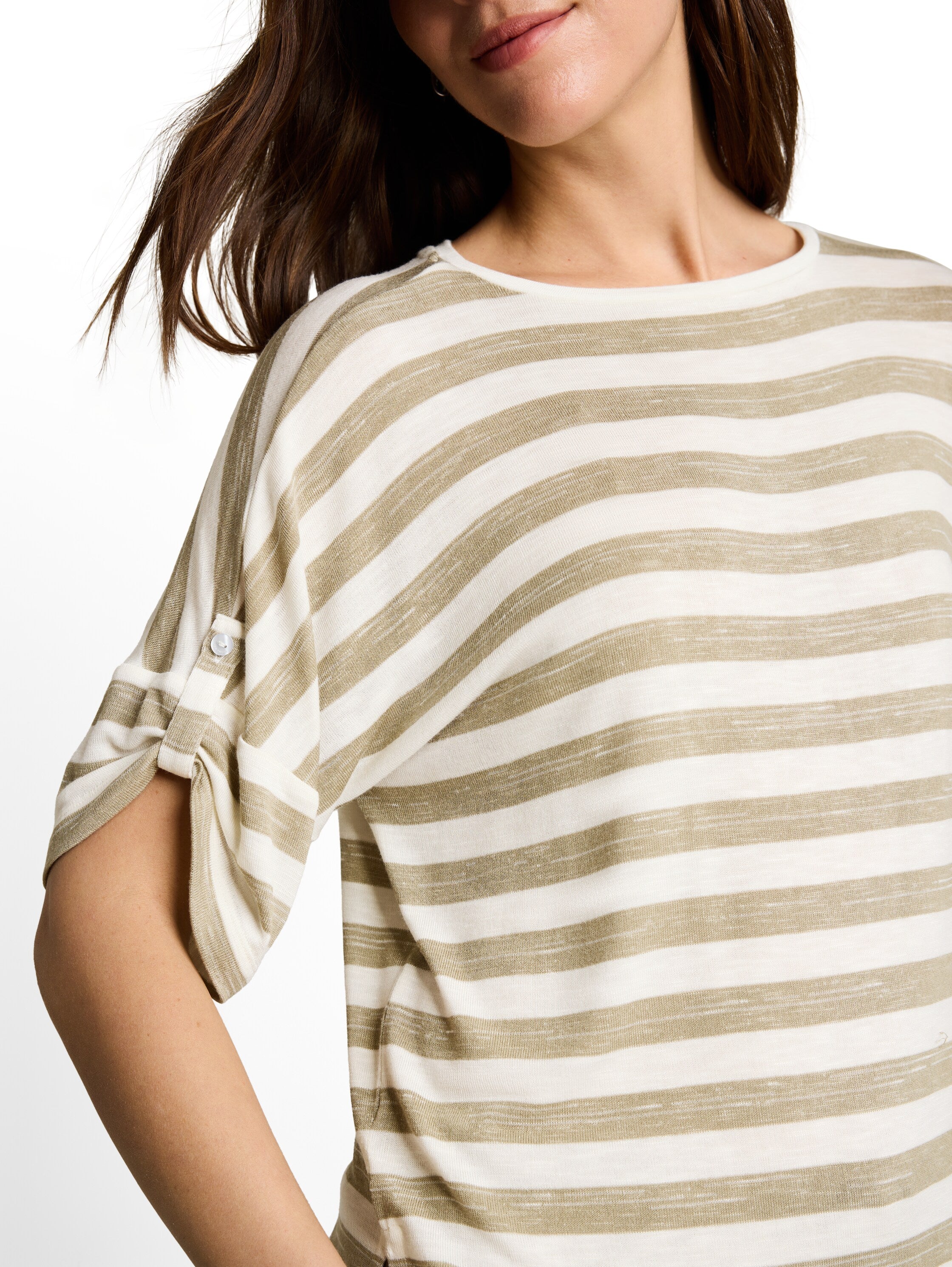 T-Shirt mit Turn-Up-Funktion