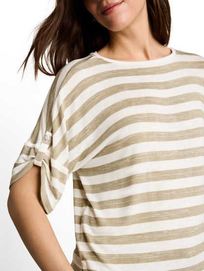T-Shirt mit Turn-Up-Funktion