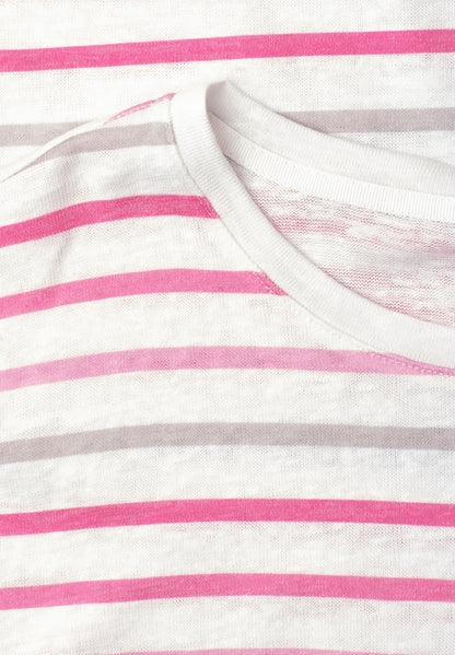 Dropped Shoulder Shirt mit Streifen