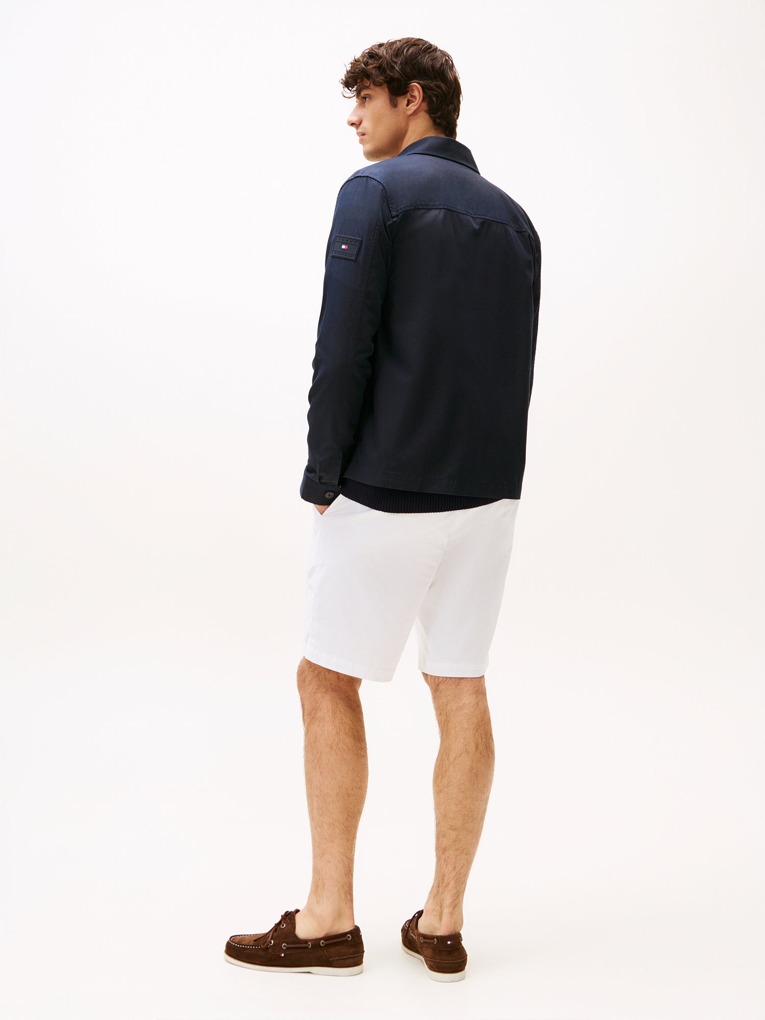 COTTON NYLON SHIRT JACKET