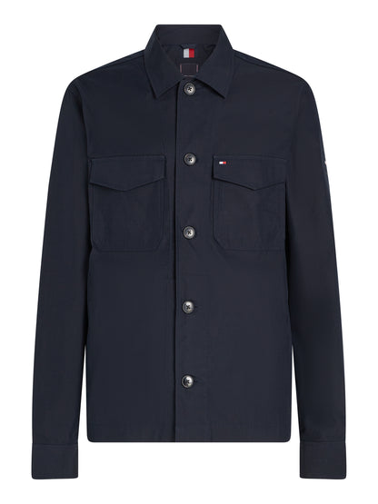 COTTON NYLON SHIRT JACKET