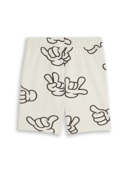 Sweat-Shorts mit Muster