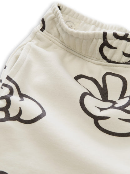 Sweat-Shorts mit Muster