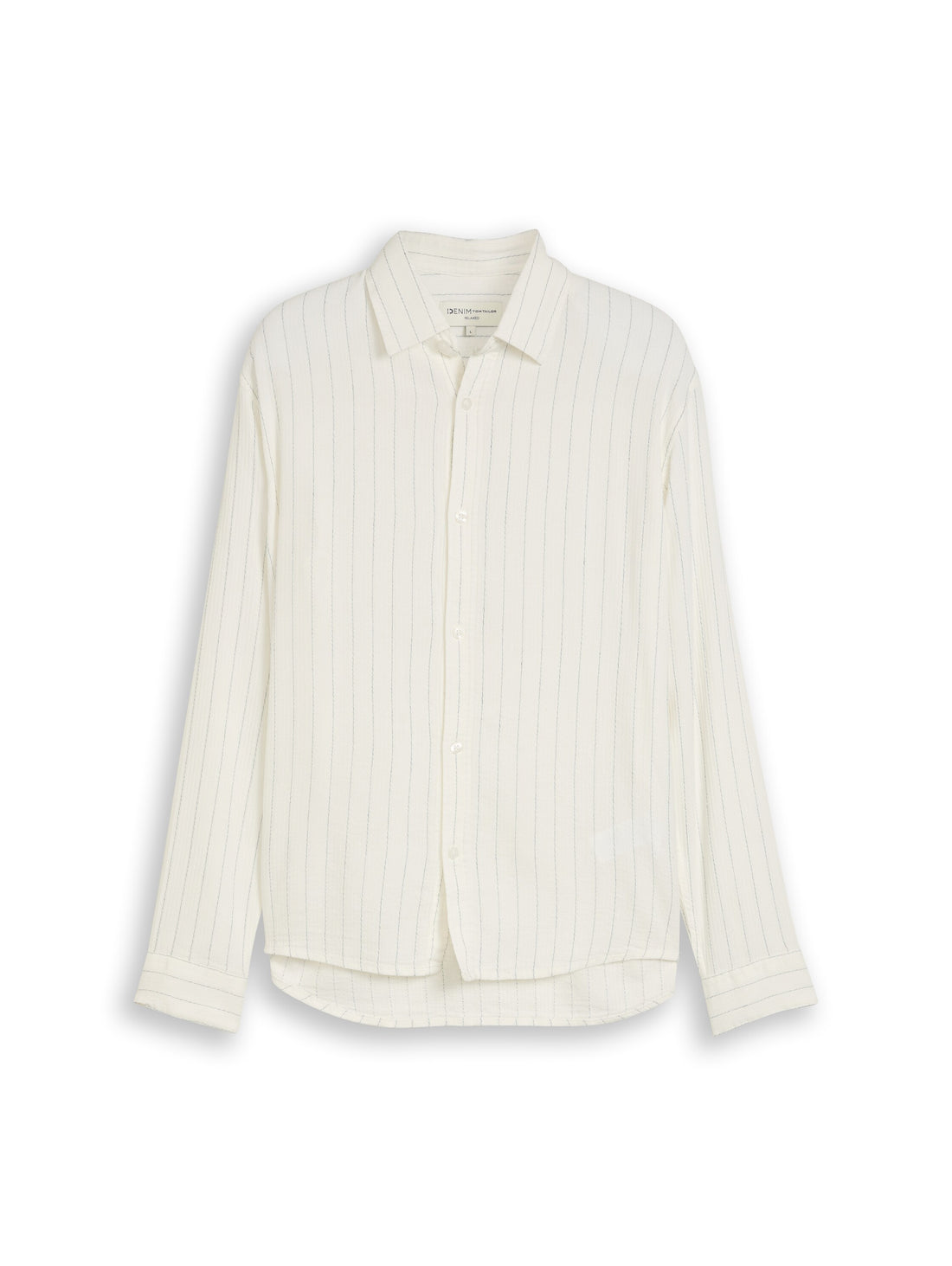 Relaxed Fit Hemd mit Streifen