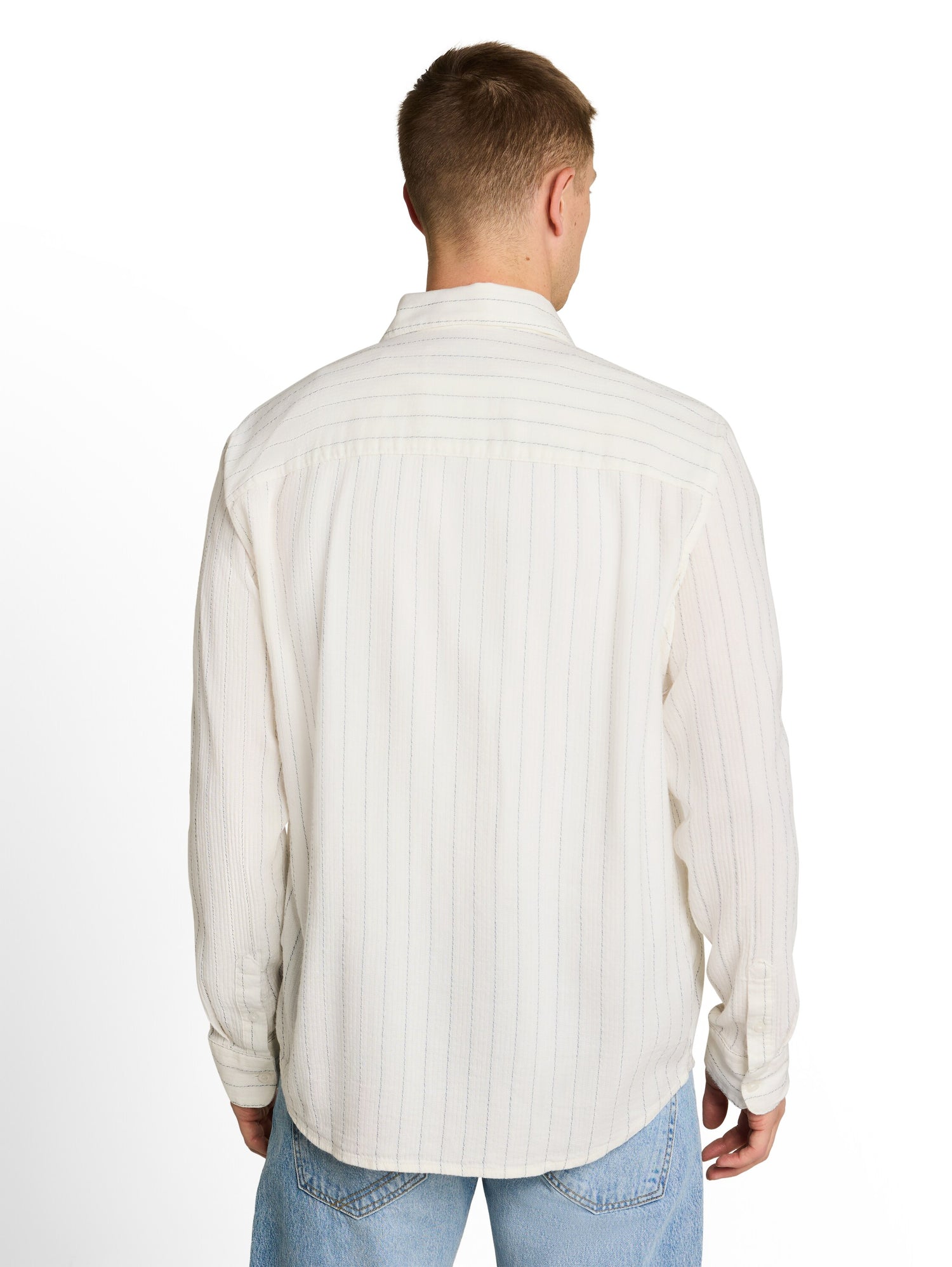 Relaxed Fit Hemd mit Streifen