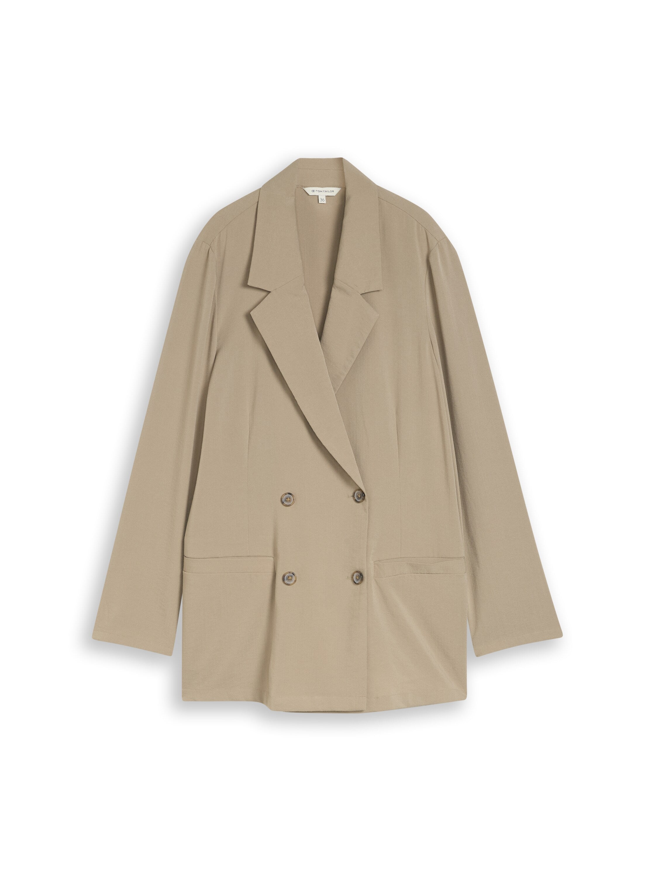 Loose Fit Blazer mit Taschen