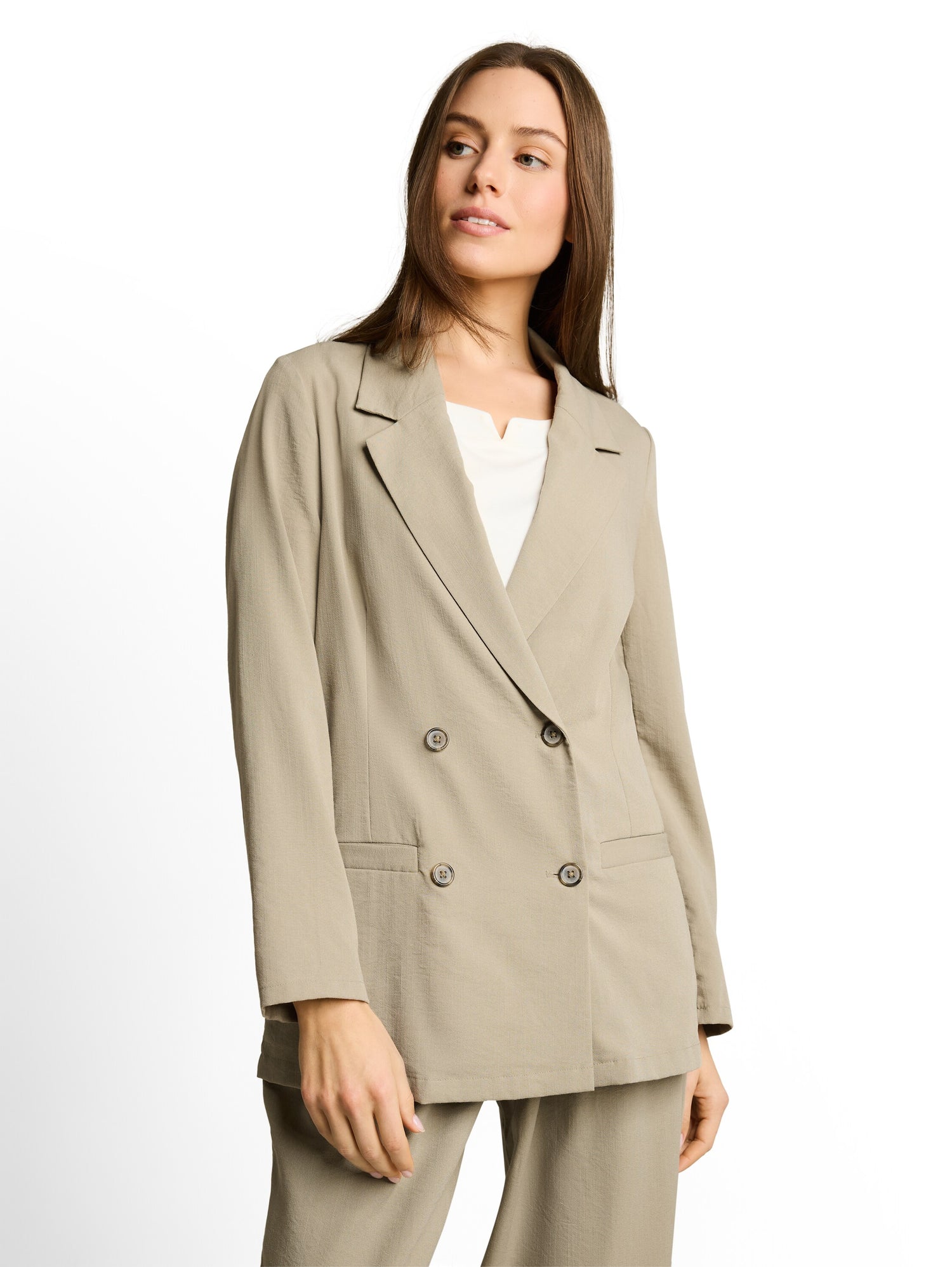 Loose Fit Blazer mit Taschen
