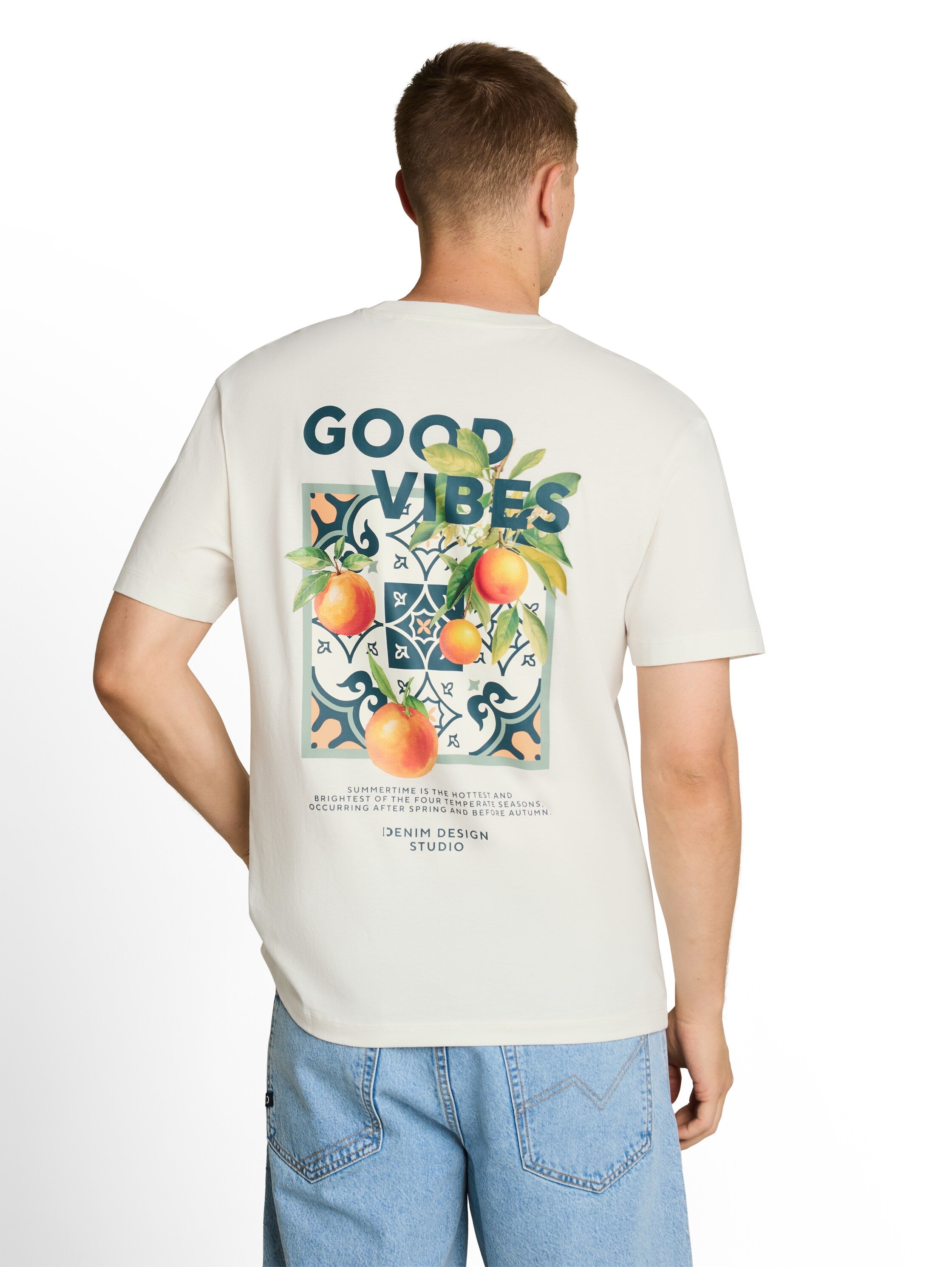 Relaxed Fit T-Shirt mit Rückenprint