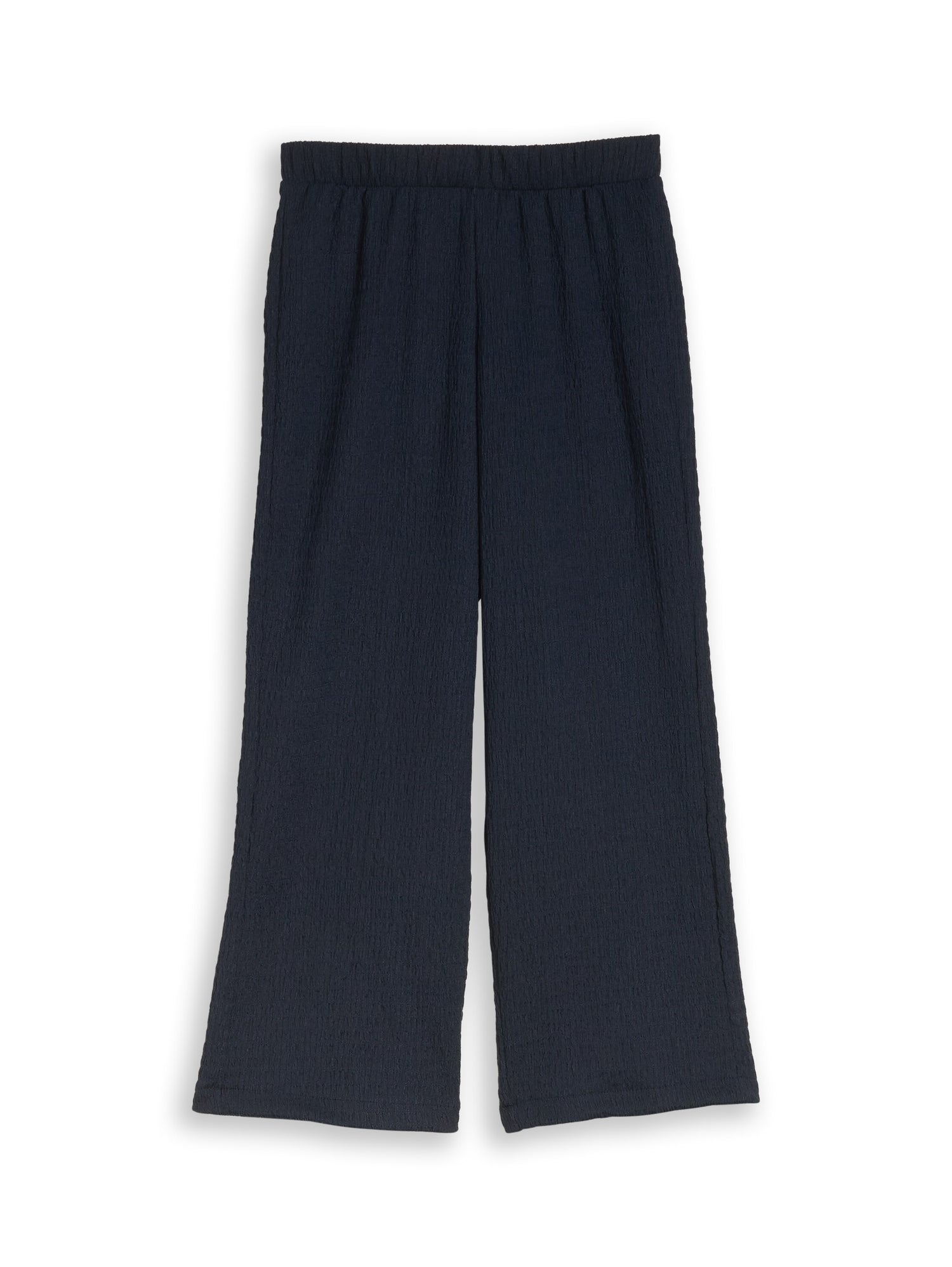 Wide Leg Hose mit Struktur