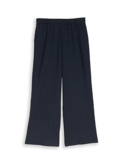 Wide Leg Hose mit Struktur