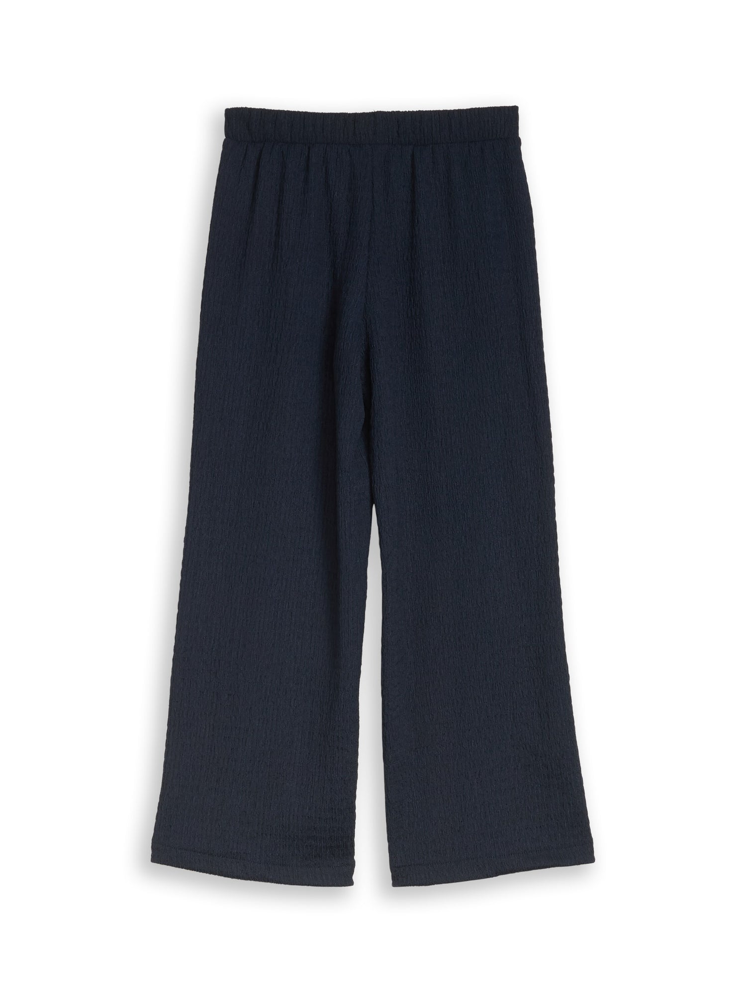 Wide Leg Hose mit Struktur