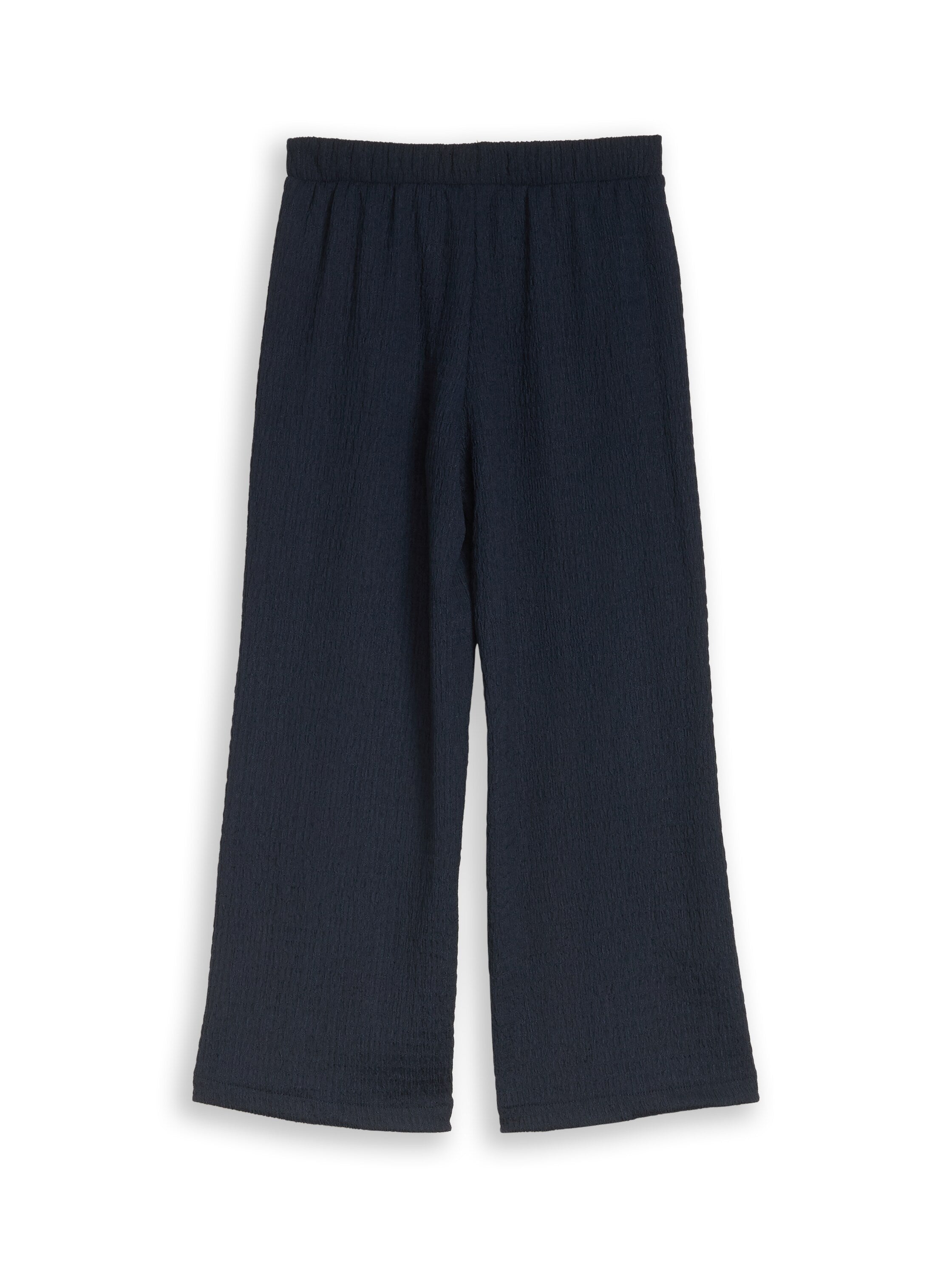 Wide Leg Hose mit Struktur