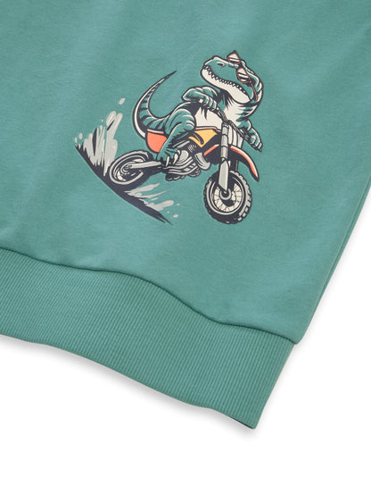 Hoodie Sweatshirt mit Rückenprint