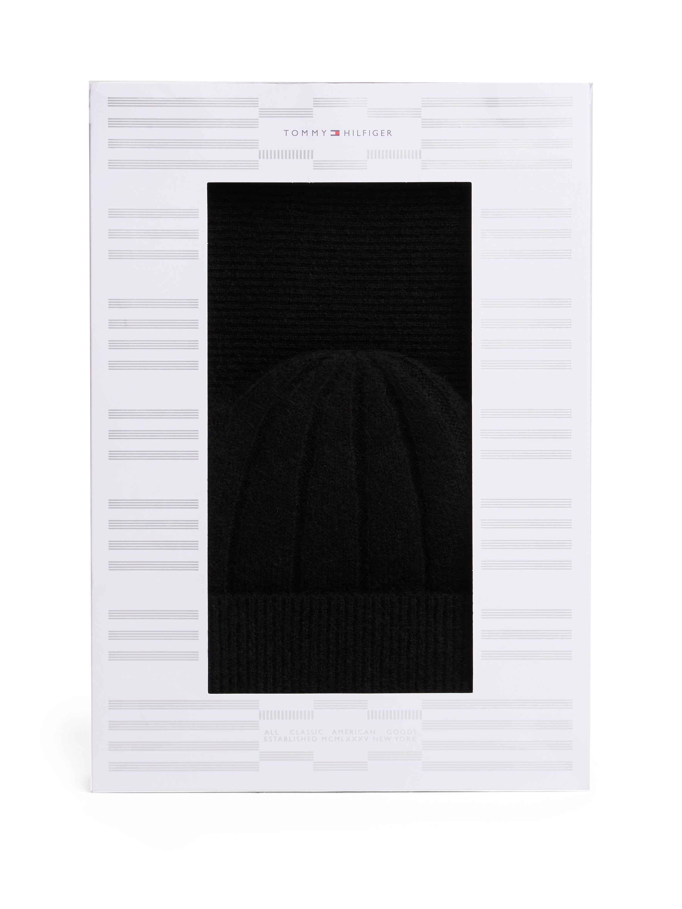 TH FLAG FLUFFY BEANIE &amp; SCARF GP