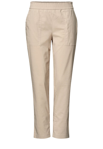 Slim Leg Chino mit Elastikbund