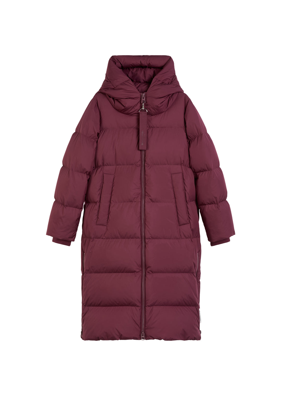 Puffer-Daunen-Kapuzenmantel regular