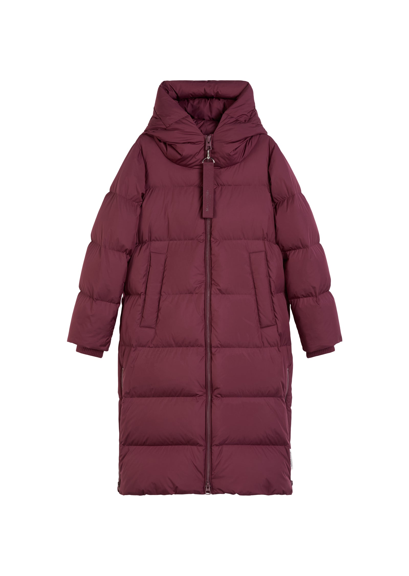 Puffer-Daunen-Kapuzenmantel regular