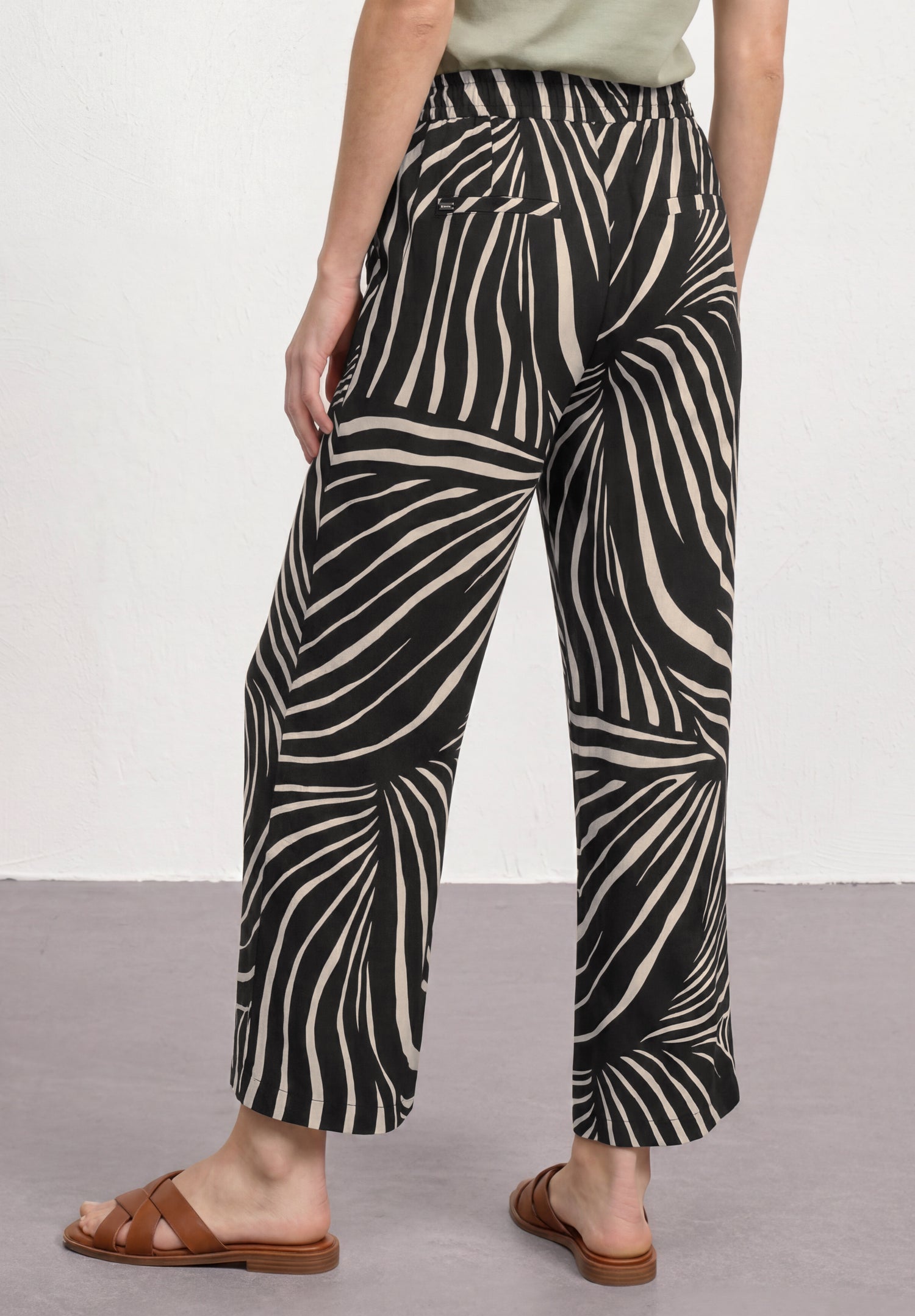 7/8 Wide Leg Hose im Loose Fit