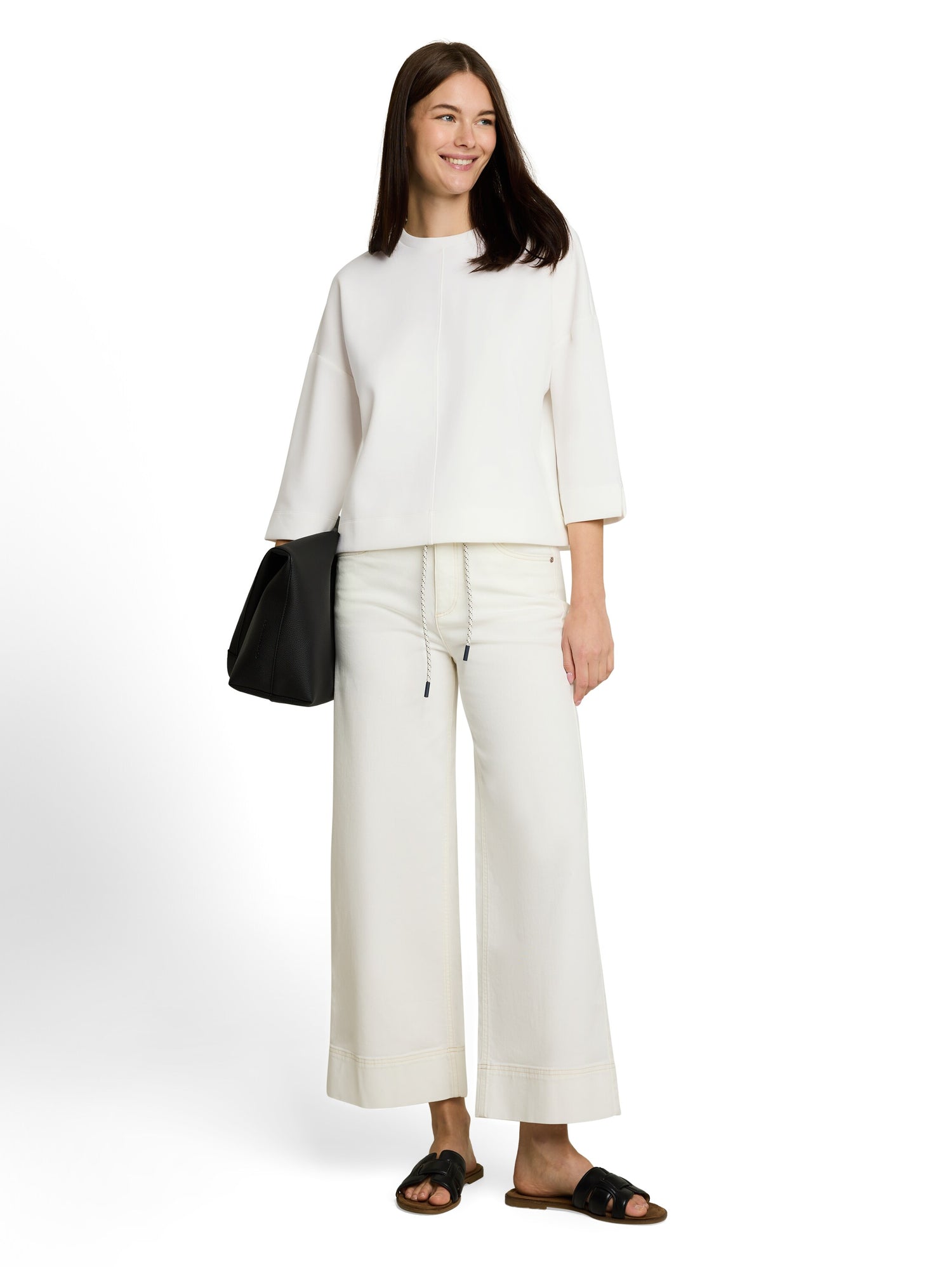 Loose Fit Sweatshirt mit 7/8-Arm