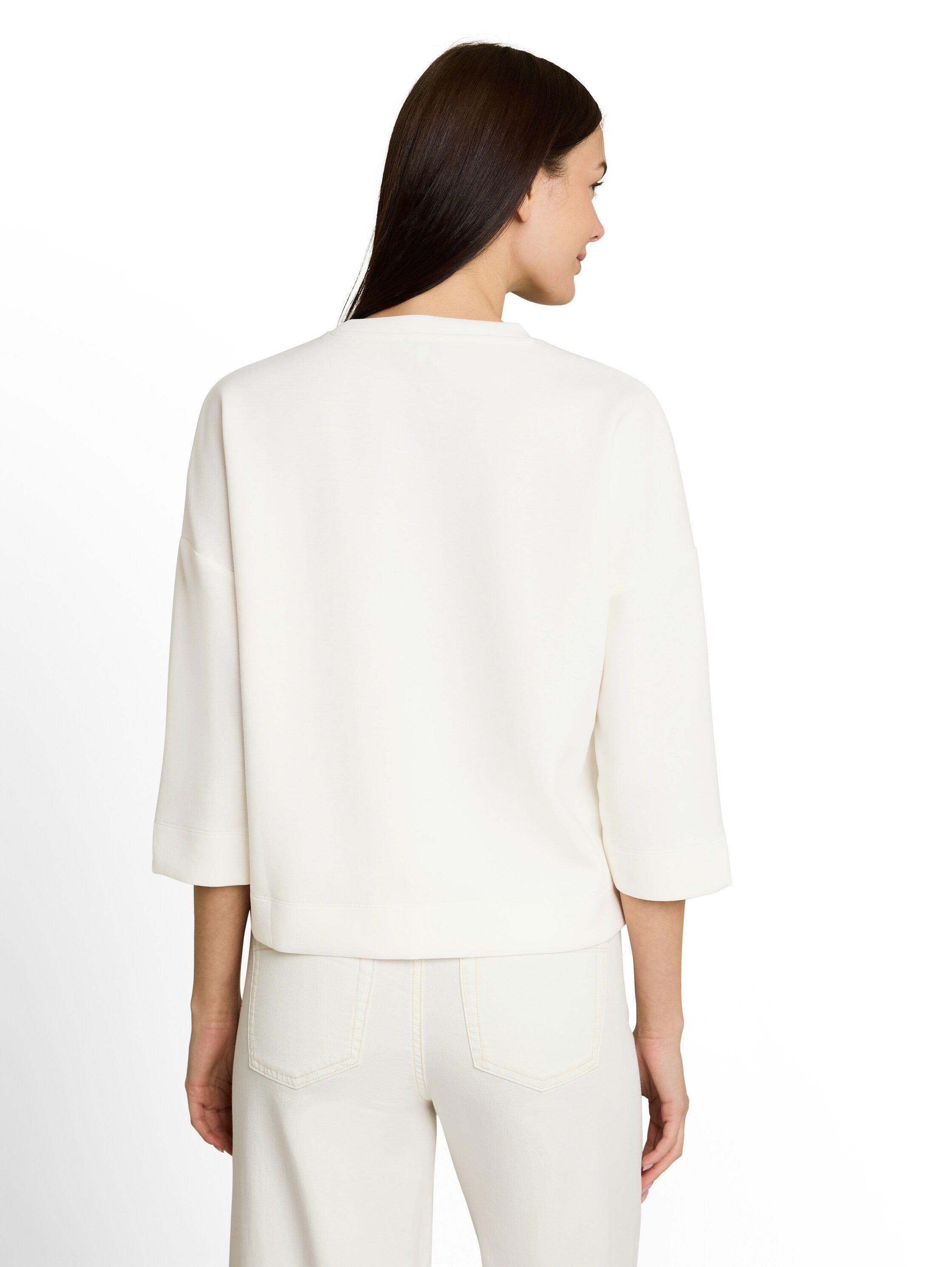 Loose Fit Sweatshirt mit 7/8-Arm