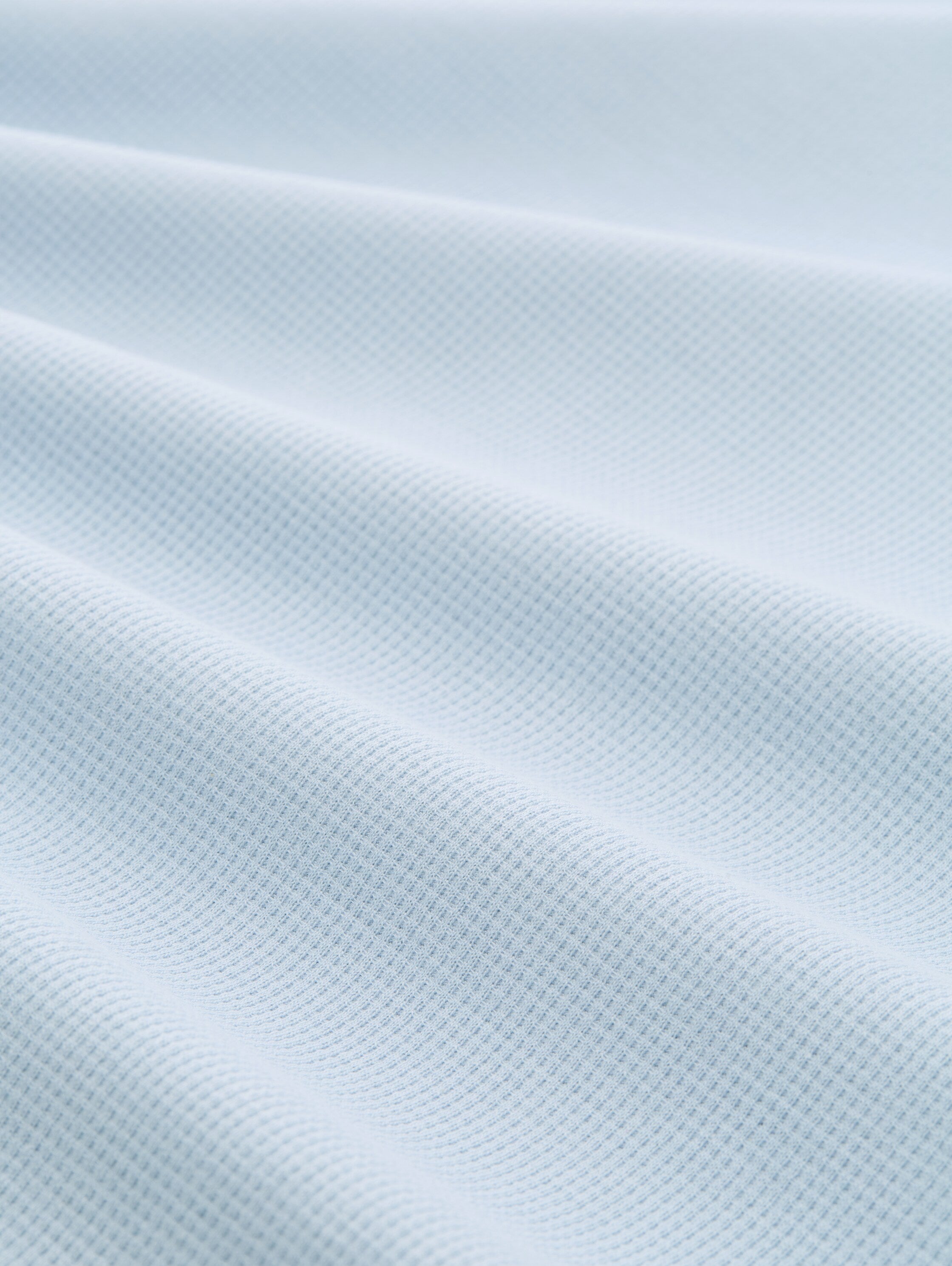 Henley T-Shirt mit Waffelstruktur