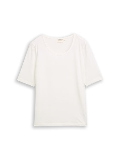 Basic T-Shirt mit Rundhalsausschnitt