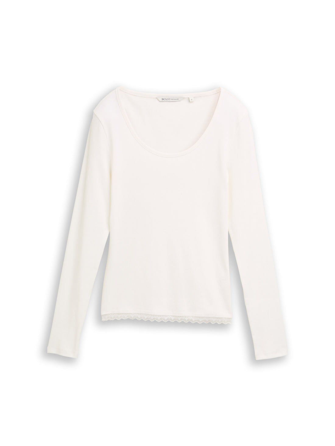 Langarmshirt mit Spitze